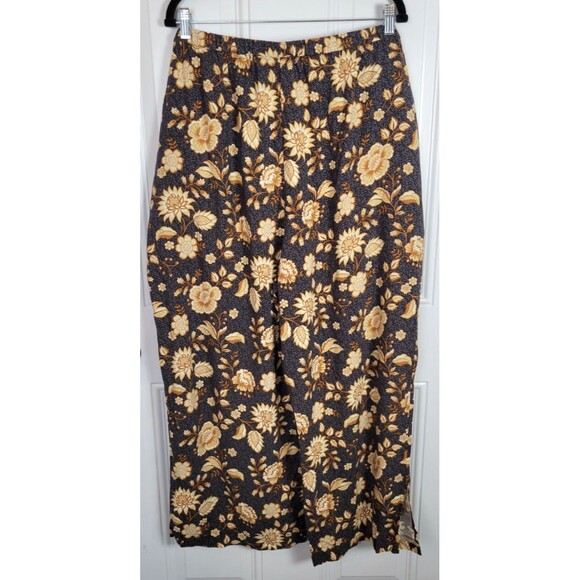 QVC Canyon Retreat Plus Size Wide Leg Ankle Pants Size 2X Floral Boho - Picture 7 of 7